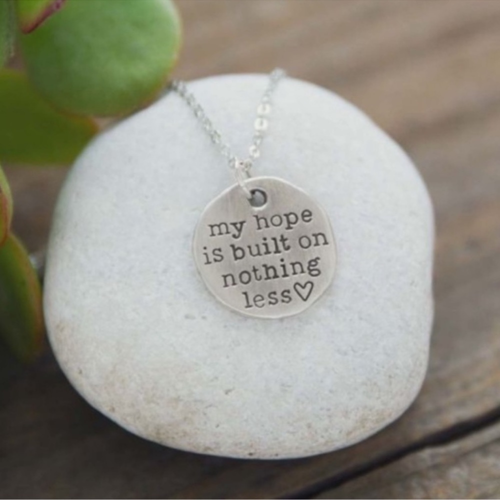Lisa Leonard Designs “My Hope Is Built On Nothing Less” Necklace - Picture 6 of 11